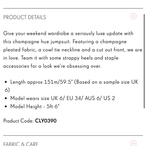 NWT Pretty Little Thing Cut Out Detail Pleated Jumpsuit - Picture 6 of 9